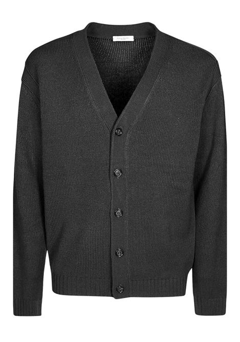 Cardigan Scollo a V - Paolo Pecora, Colore Nero PAOLO PECORA | Maglieria | A073 F0069000